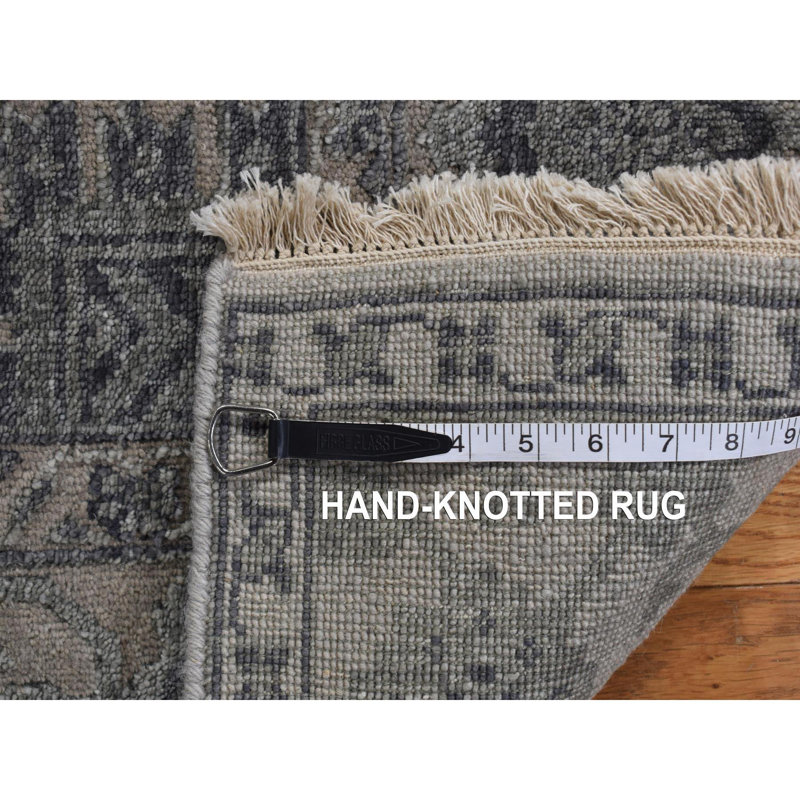 Capriles One-of-a-Kind Rectangle 6' X 9'2" New Age Wool Area Rug Gray