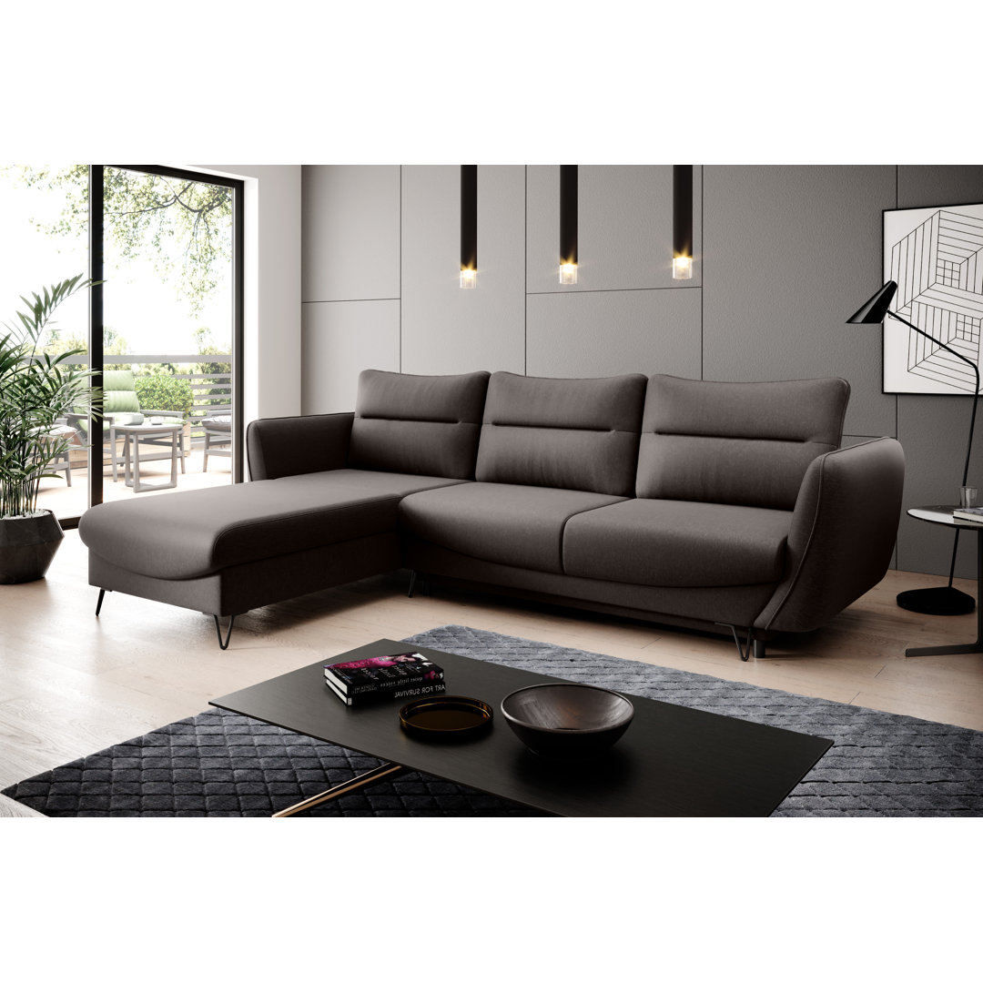 Ecksofa Storrs mit Bettfunktion