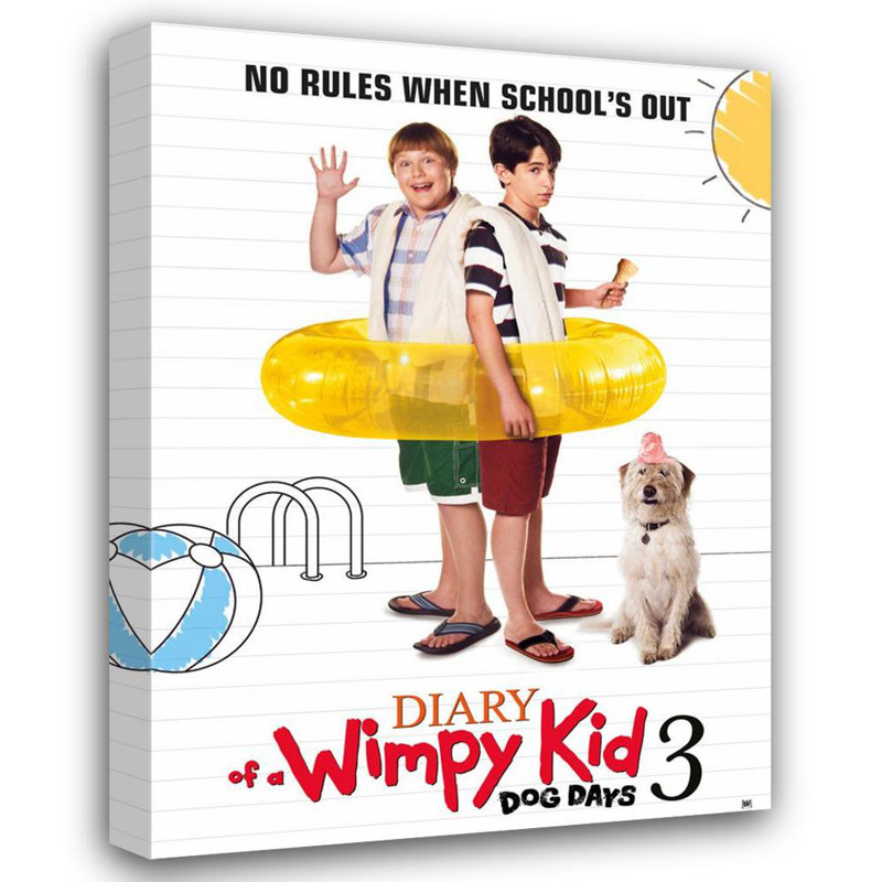 Diary of a Wimpy Kid 3 Dog Days, H 24 po x l 18 po