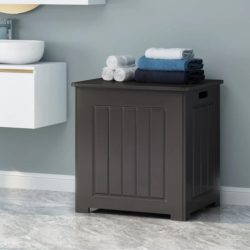 Solid + Manufactured Wood Laundry Room Organiser