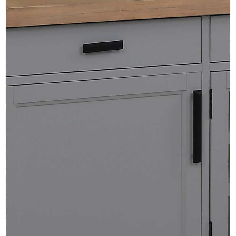 Solid Wood Entertainment Center for TVs up to 70", White