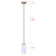 Luminaire suspendu cylindrique à 1 lumière Bodell-562307134