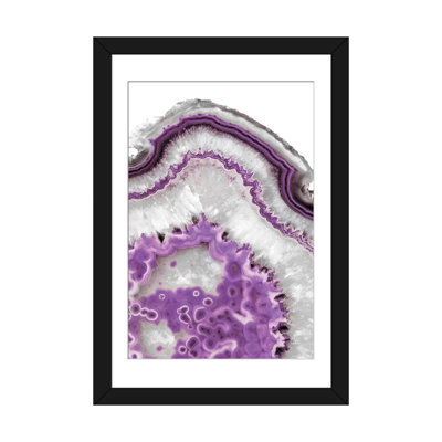 « ultraviolette agate », impression sur toile