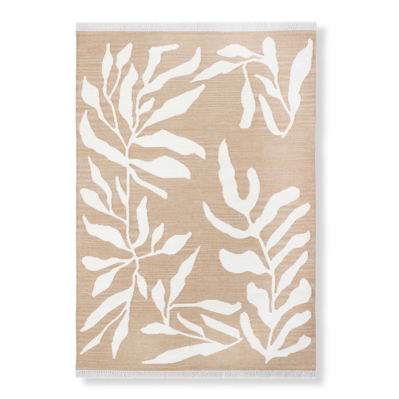 Floral Area Rug, Rectangle 6' x 9'
