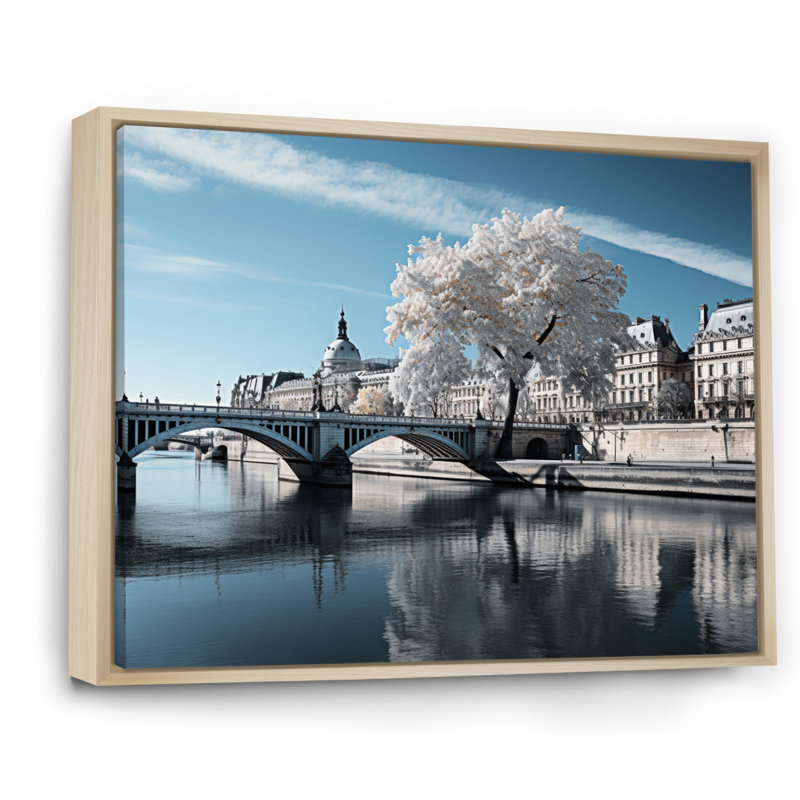 Marutani France - sérénité - reproduction, H 30 po x l 40 po x P 1,5 po, Cadre naturel flottant