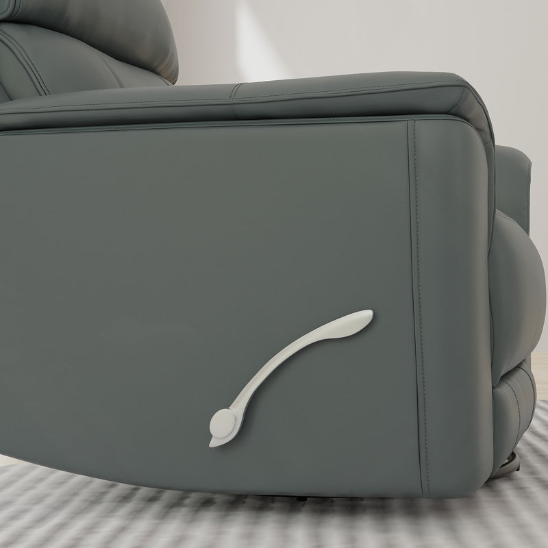 Fauteuil inclinable manuel oscillant en saphir, Bleu saphir