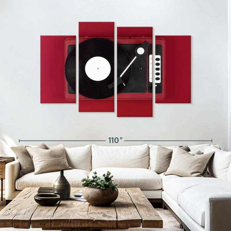 Abarca Red Turntable, 54" H x 84" W