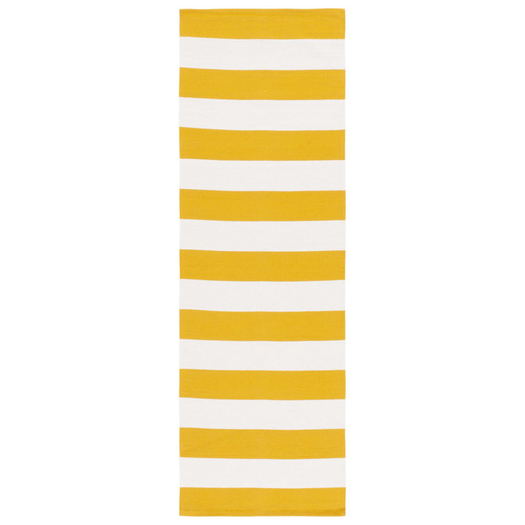 Parikh Hand Woven Cotton Striped Rug