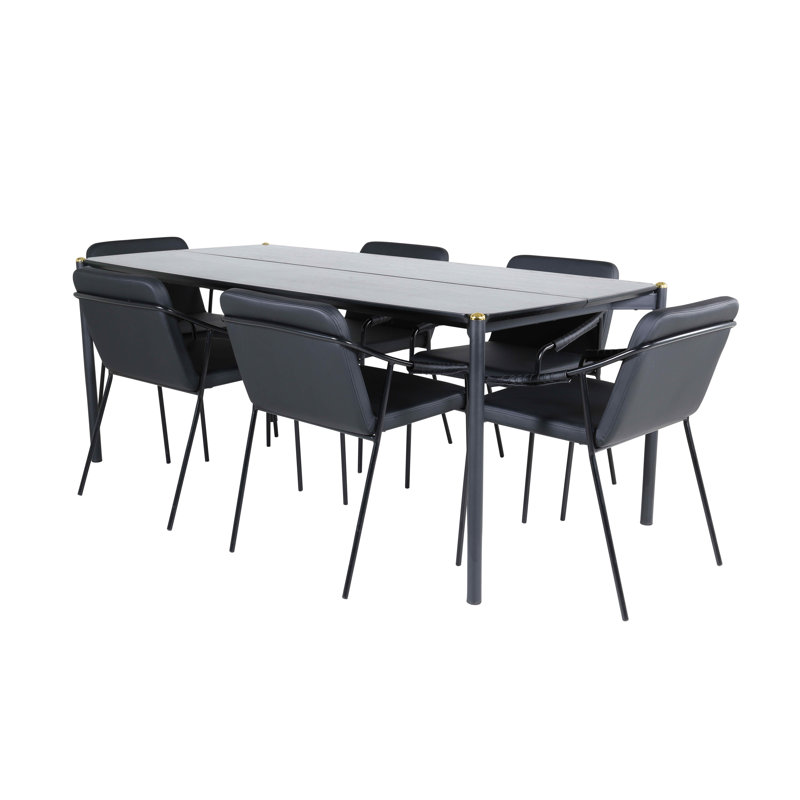 Pelle 6 - Person Dining Set