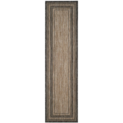 Chapa Machine Woven Striped Area Rug