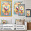 " Contemporary Pastel Radiating Pink Heart VII "-87375024-87375025