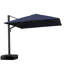 Parasol carré en porte-à-faux 120 "avec base à roulettes Bunty, bleu marine-98104376