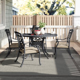 Wildermuth 5 Piece Dining Set with Cushions