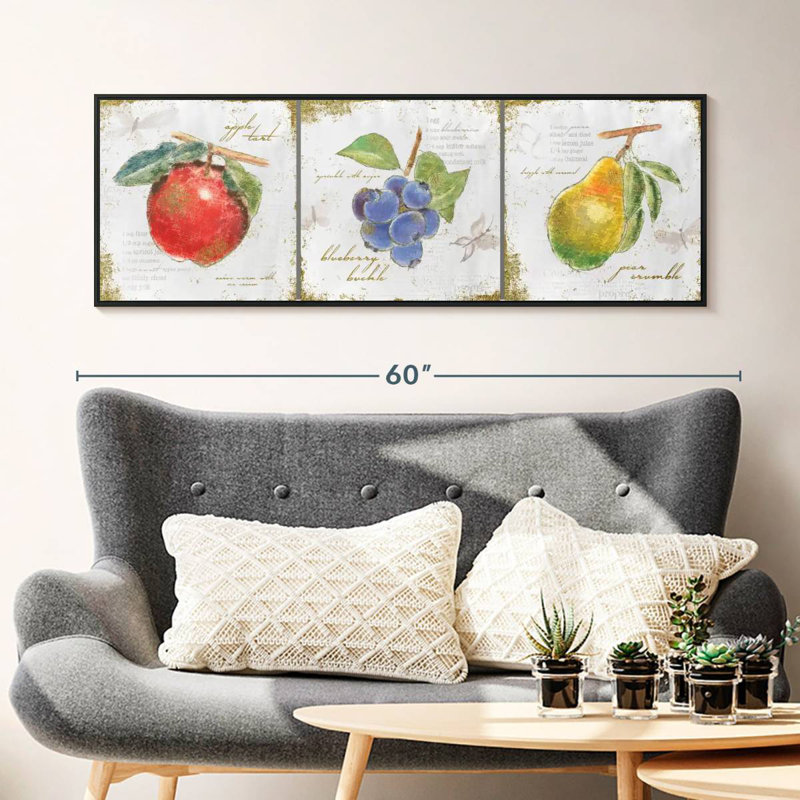 Trésors de jardin I, Cadre flottant noir, 49 po x 17 po