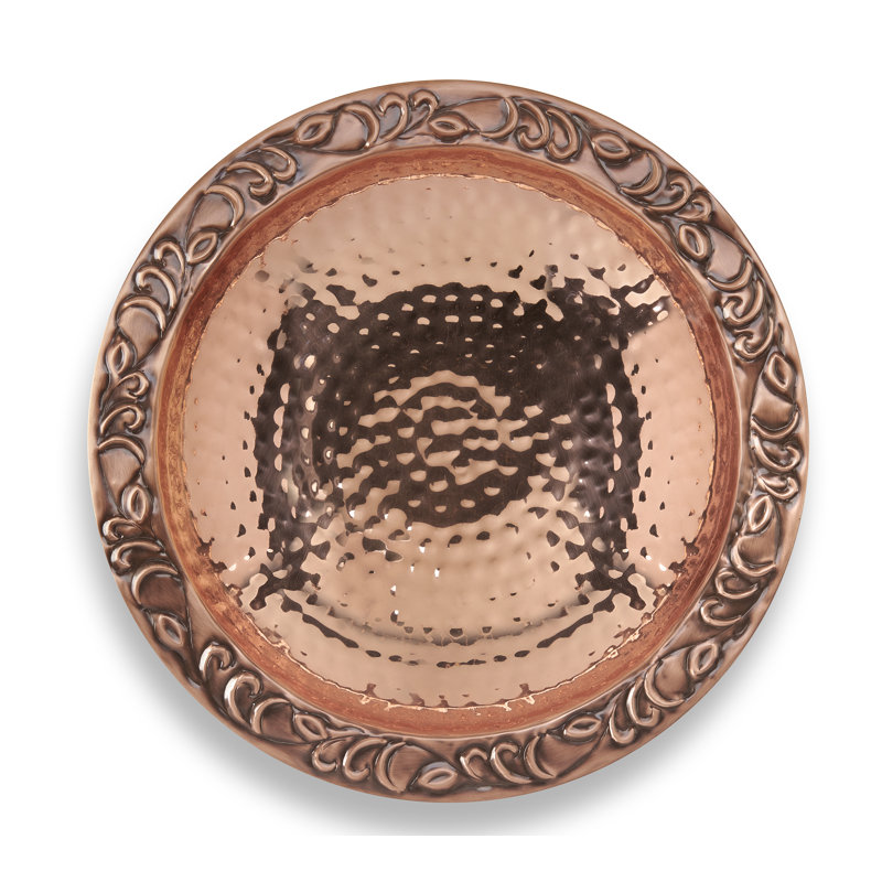 Heenan Copper Mosaic Birdbath
