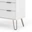 Dufresne 4 Drawer Industrial Design Narrow Chest