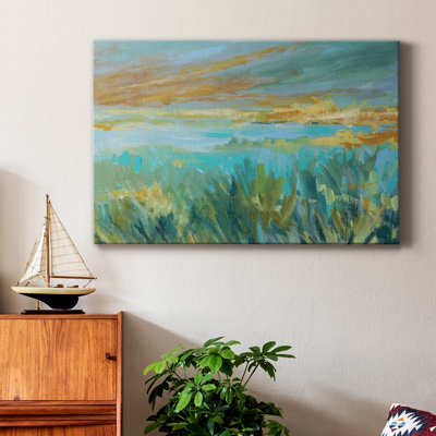 Grassy Beach - peinture sur toile tendue