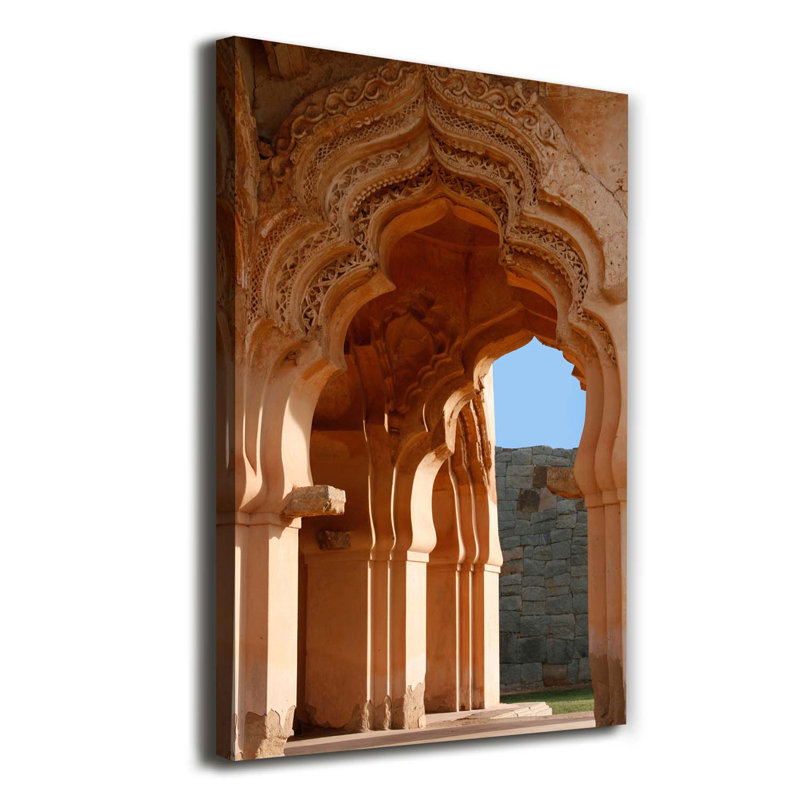 Lotus Mahal Hampi - Wrapped Canvas Print
