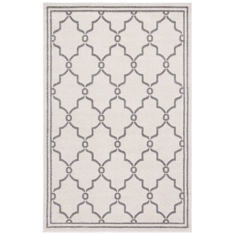 Tapis géométrique Amherst Performance, Rectangle 2 pi 6 po x 4 pi