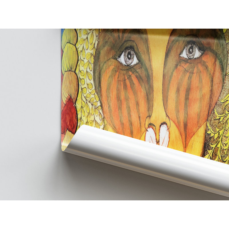 Print on Canvas, 50 cm H x 70 cm W, Gold Floater Framed