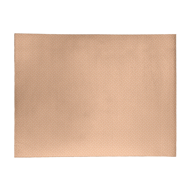 Tapis de zone orange à treillis hexagonal classic, Rectangle 9 pi x 12 pi