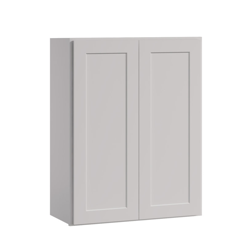 Armoire de cuisine 27 po x l 30 po x H 30 po x P 12 po avec tablettes réglables, L 27 po x H 30 po x P 12 po, Shaker Dove