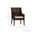 Chaise avec accoudoirs tissée Pen Penins - acajou / châtaignier-607637733-607637747-601667380