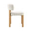 Ogin Beige Chenille & Grey Side Chair (Set of 2)