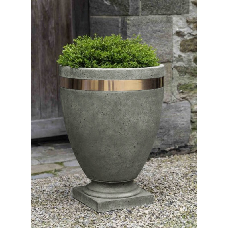 M Weave Handmade Planter, Alpine Stone, 23.5" H x 20.75" W x 20.75" D