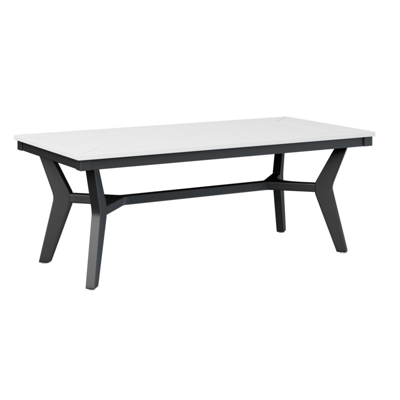 Table basse berlinoise Berlin, Noir, Blanc