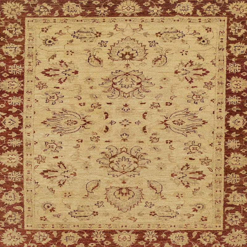 Tapis abstrait moderne 2988, Carré 4 pi