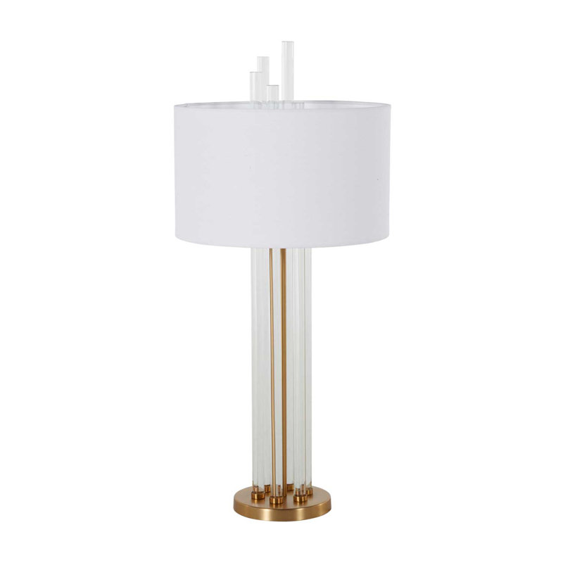 Merna Crystal/Metal Table Lamp