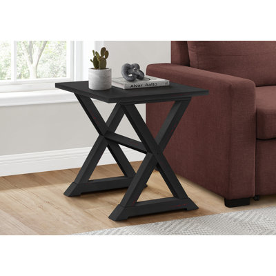 Table d'appoint, bout, table d'appoint, carré, table de chevet, chambre à coucher, lampe, placage, transitionnel
