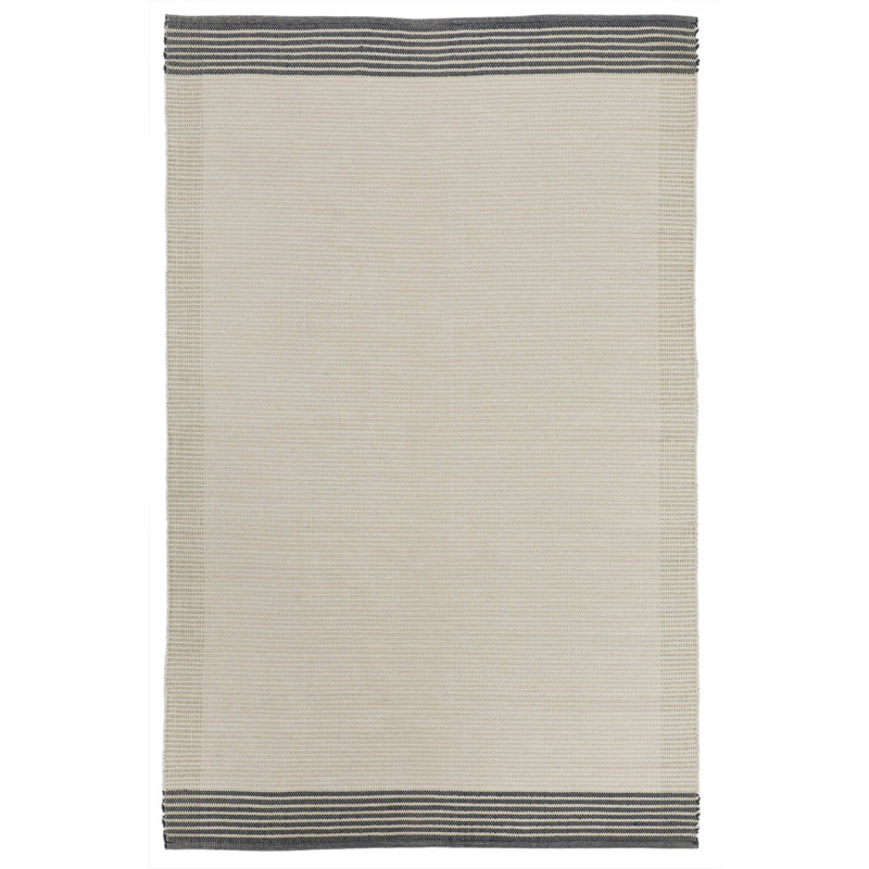 Modern Townhouse Flatweave Cotton Area Rug, Rectangle 2' x 3'