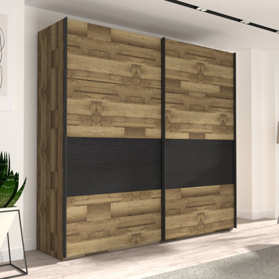 Huguley 2 Door Manufactured Wood Wardrobe