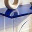 Console en acrylique transparent bleu-133386594