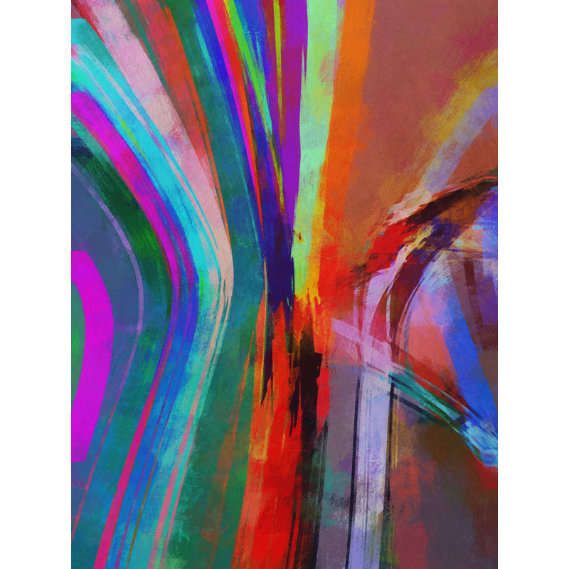 Vertical V Print by Angel Estevez, Wrapped Canvas, 32" H x 24" W