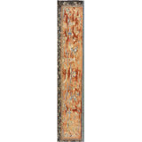 Antique Textile Small Scatter Size Wool Coral / Salmon Rug