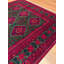 Tapis vert en laine et coton noué à la main Original Original