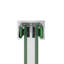 Porte de salle de bain coulissante double 60 po de large avec quincaillerie et verre trempé de 1/4 po de 6 mm, conception américaine, quincaillerie de baignoire facile à installer, guide d'installation étape par étape pour-131102582