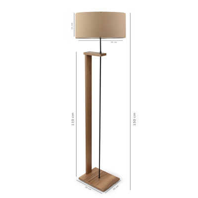 Lampe sur pied 59 po Gjeraqina