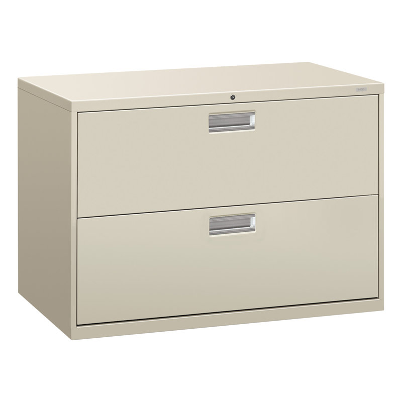 Brigade 2-Drawer Lateral Filing Cabinet, Light Gray
