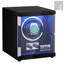 VEVOR Enrollador de Reloj Individual con Motor Mabuchi Silencioso, Luz LED Azul y Adaptador