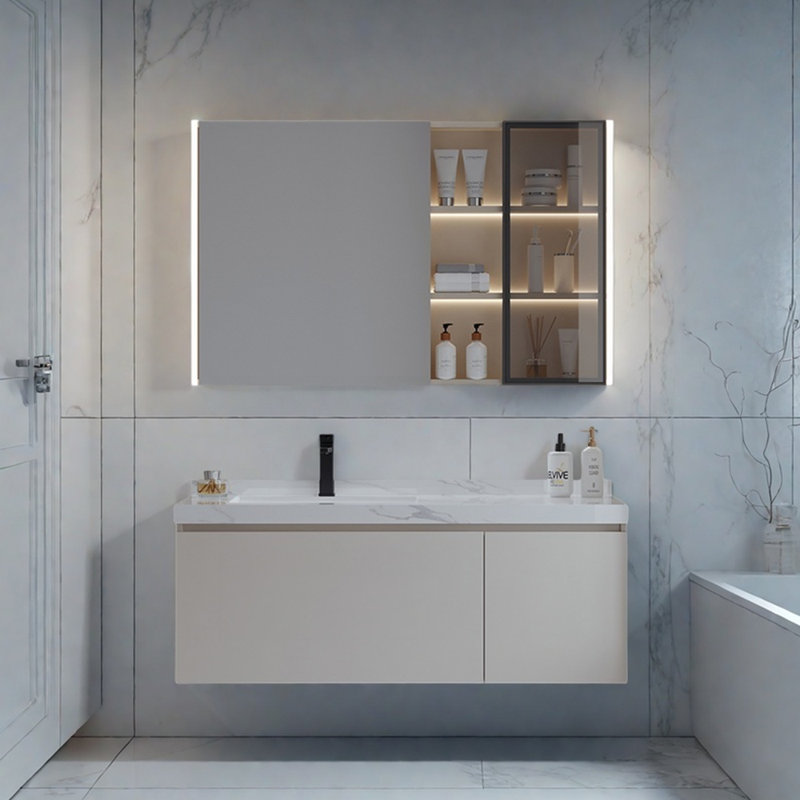 French light luxury and simple bathroom cabinet
