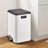 Stainless Steel Step On Multi-Compartment Trash/Recycling Bins - 8 Gallons-88856879