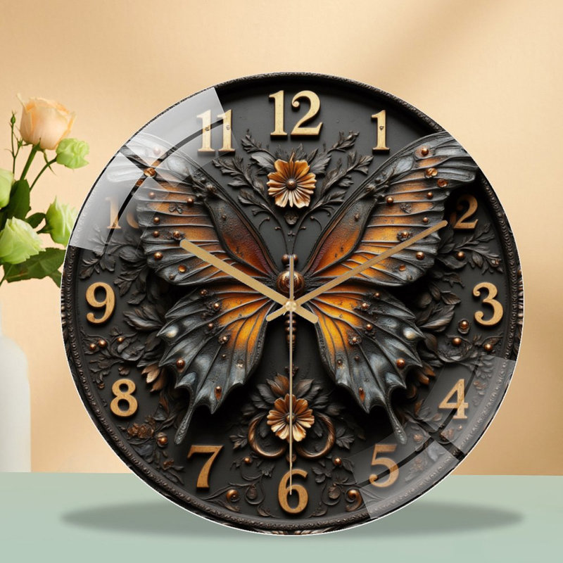 Horloge murale Butterfly