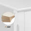 Amalan 40cm W Manufactured Wood Bedside Table