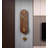 Three-dimensional dial elliptical wooden pendulum clock