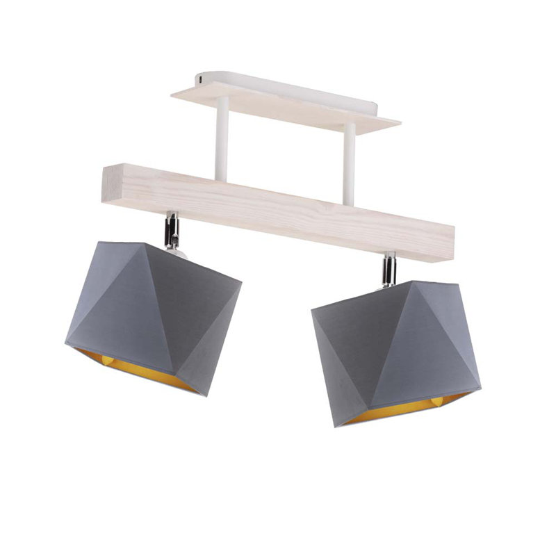Fianna 2 - Light Kitchen Island Pendant, Beige, Grey