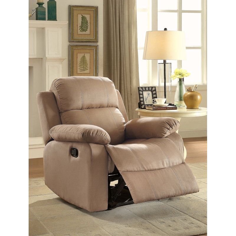 Fauteuil inclinable avec accoudoirs coussinés